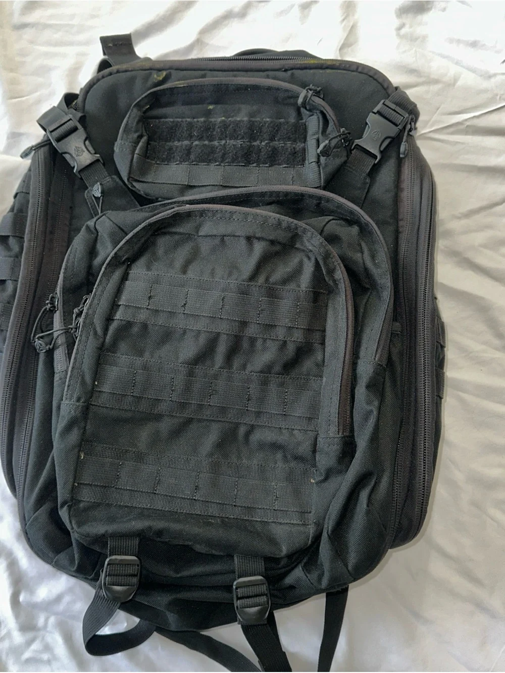 Men's Black Academy Tactical Performance Black Backpack 21x17